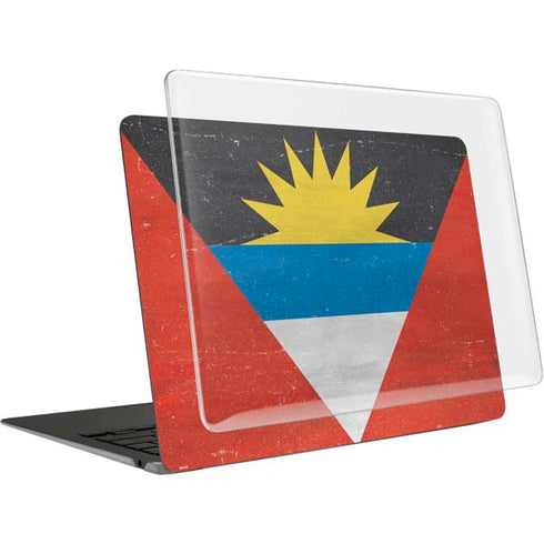 Antigua and Barbuda Flag Distressed MacBook Air 15in (2023-2025) Case plus Skin